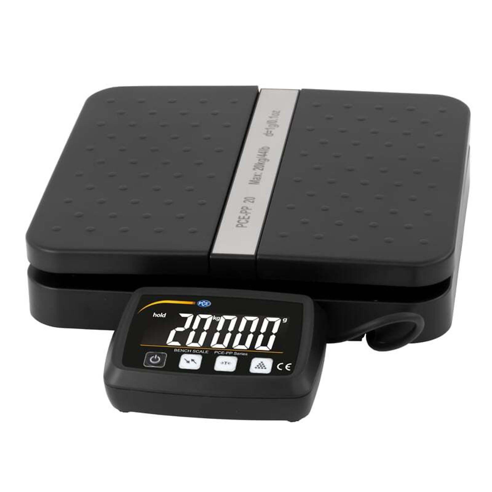 PCE Parcel Scale — 20kg Capacity, 1g Resolution, Model# PCE-PP 20